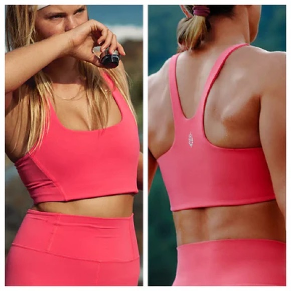 NWT Women’s Free People Movement - Never Better Square Neck Sports Bra - Picture 1 of 3